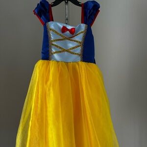 Snow White Kids Princess Costume - Blue and Yellow